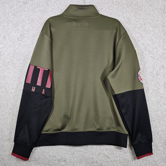 Smith & Graham OD Soccer Zip Up Jacket Men 2XL Green Black - Picture 2 of 12